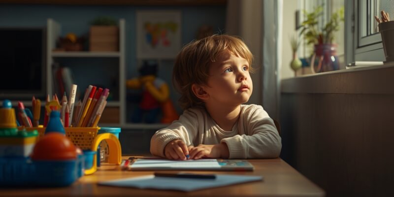 Pediatra observando comportamento infantil para avaliar possíveis sinais de TDA